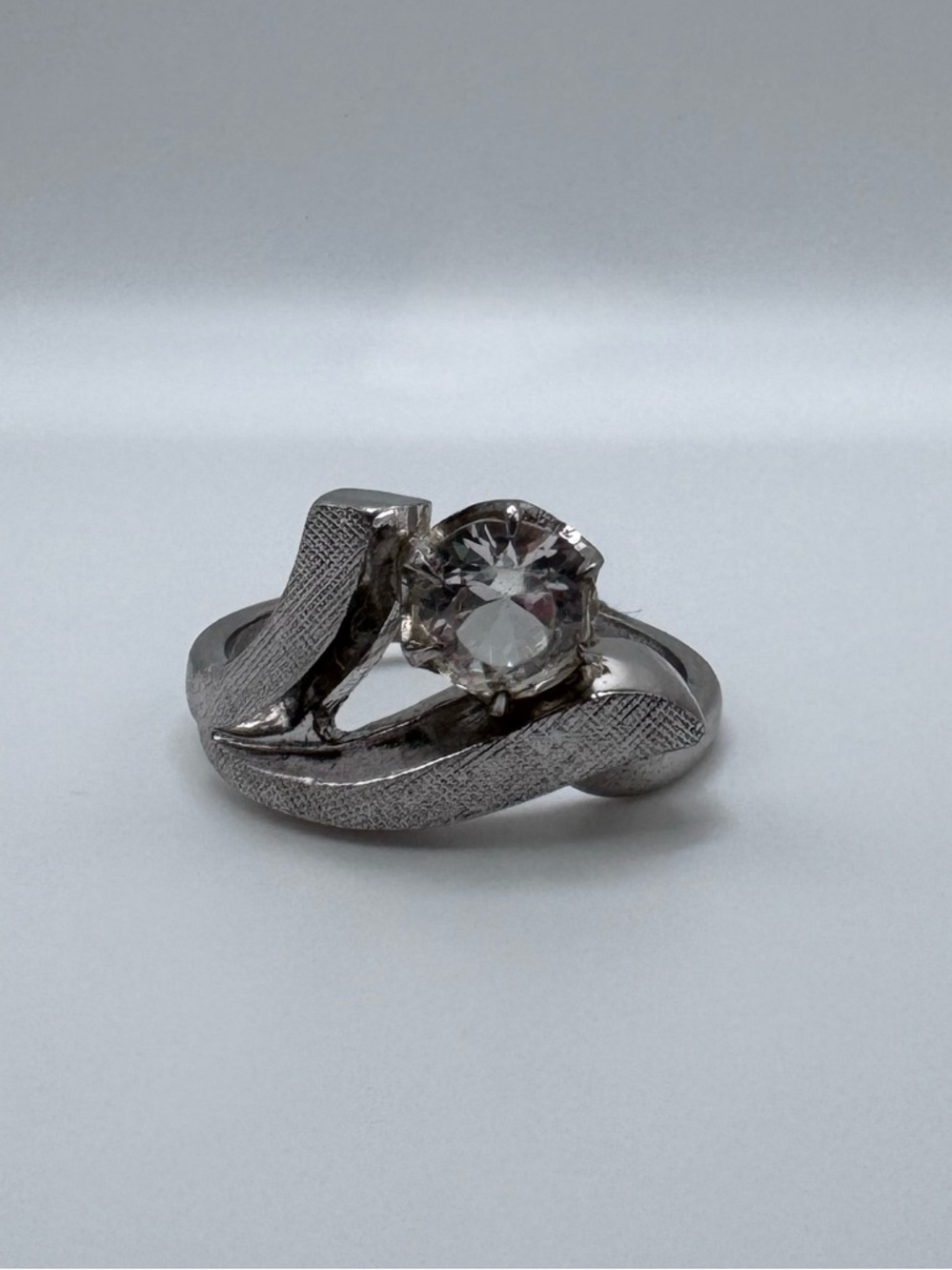 Sterling Silver 925 Vintage Gemstone Ring Sz 6.75